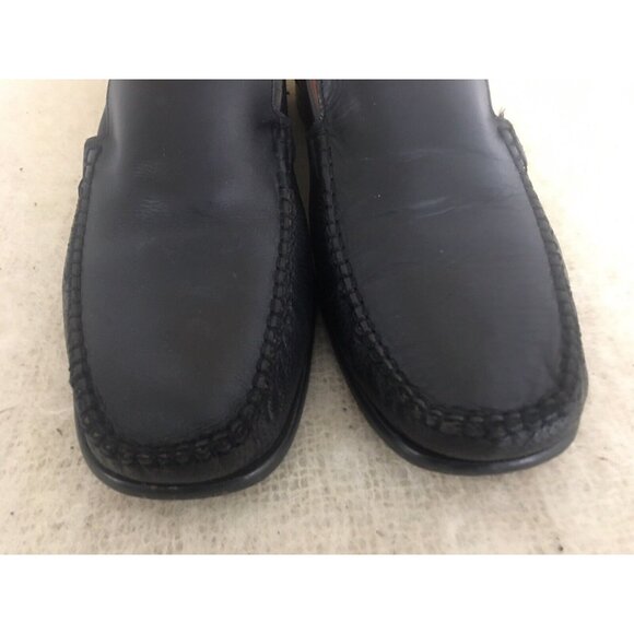 Sandro Loafer Moscoloui Capri Shoes Dress  black Leather Men’s US Size 13 - Picture 6 of 12